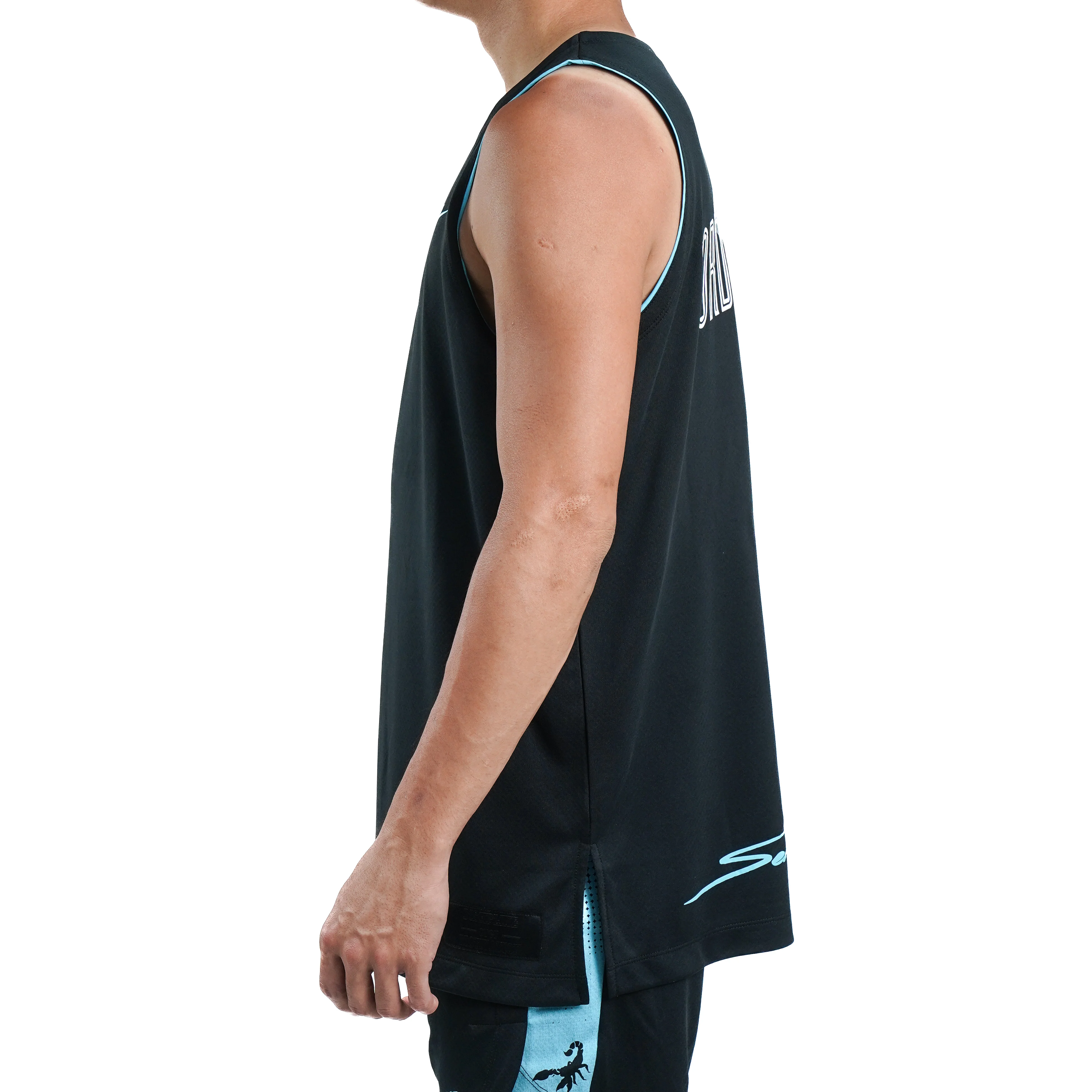 SPO Pro DryLite Tank Top Blue Scorpion - Image 5