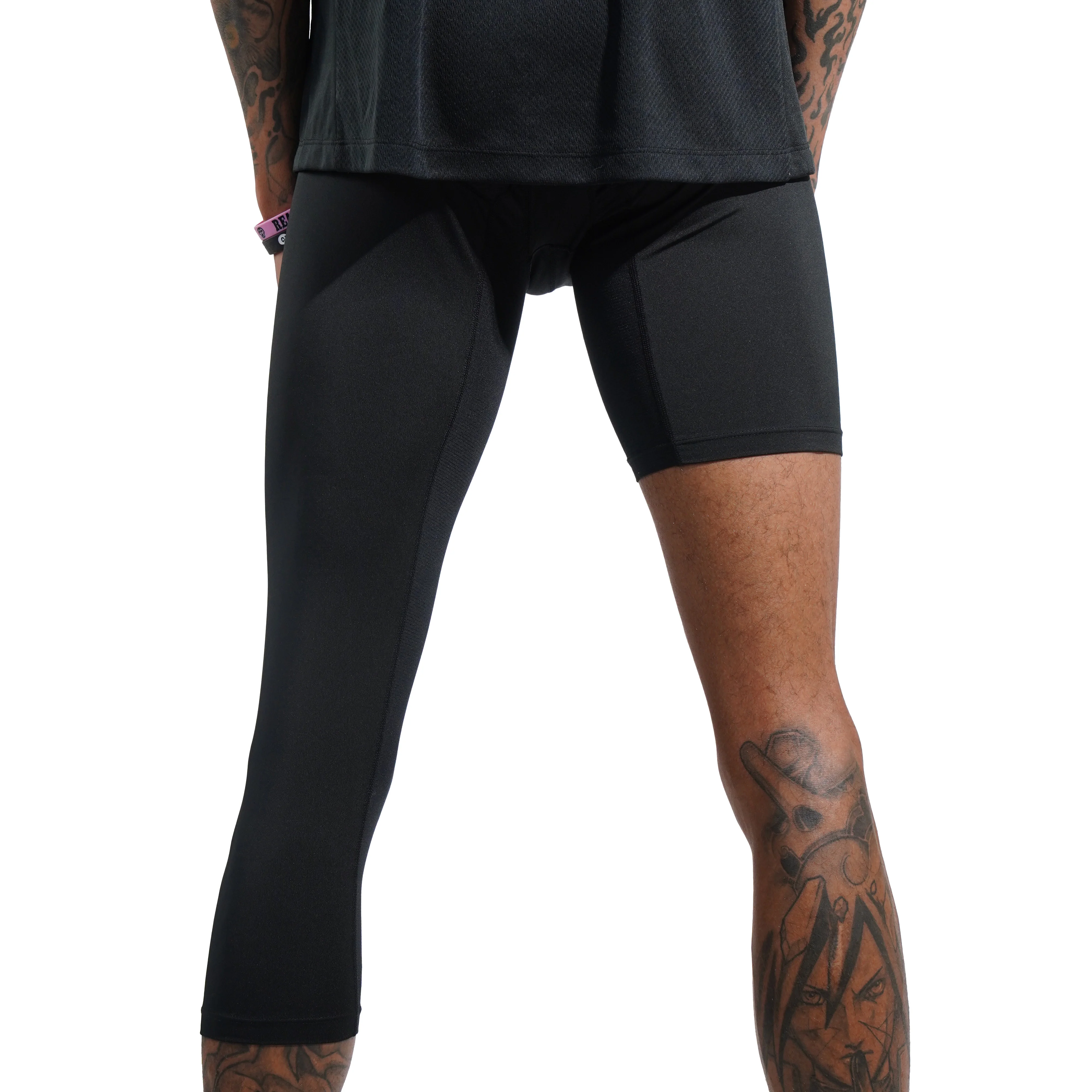 SPO PRO Single Leg Compression Black (Left) - Image 5