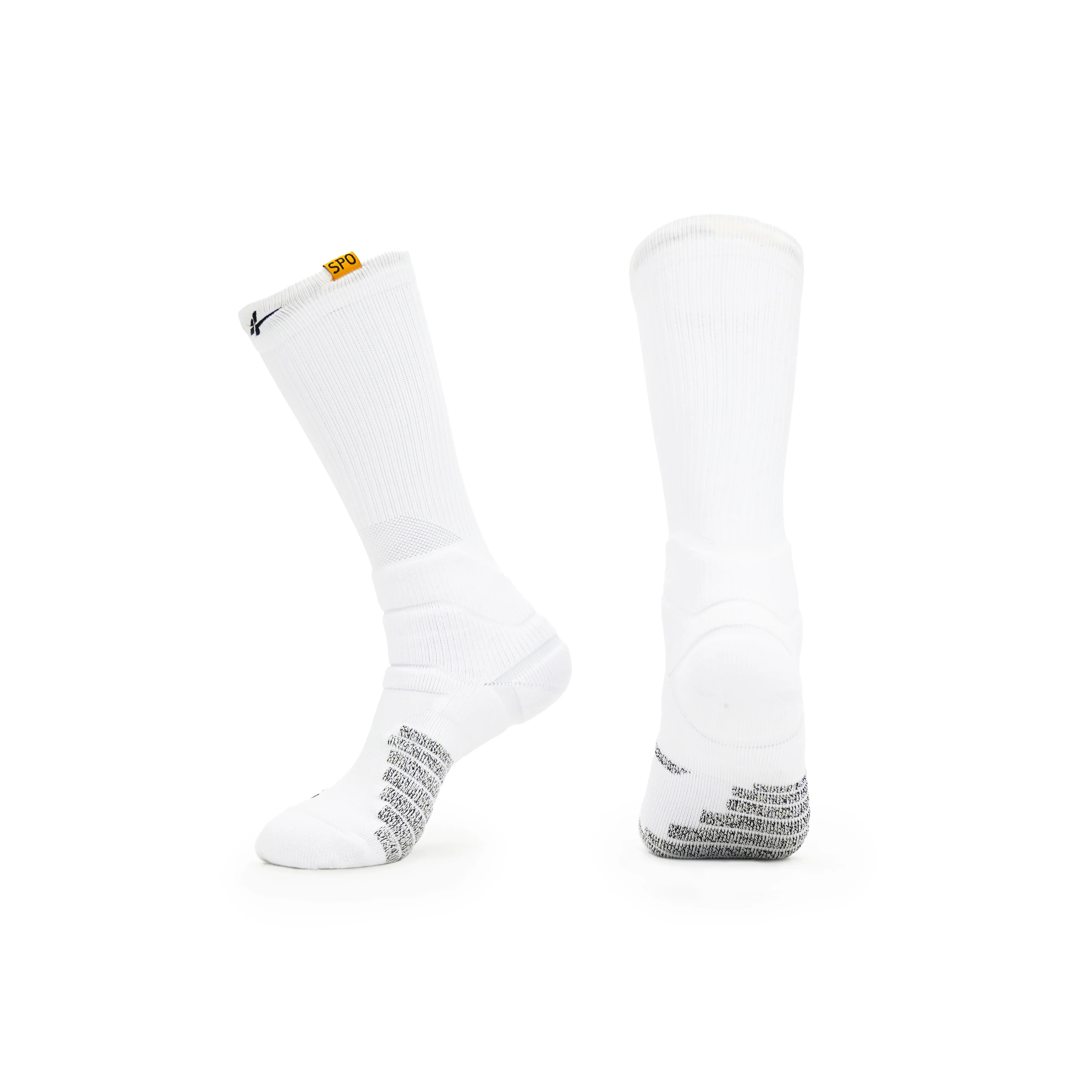 SPO PRO High Socks All White - Image 3