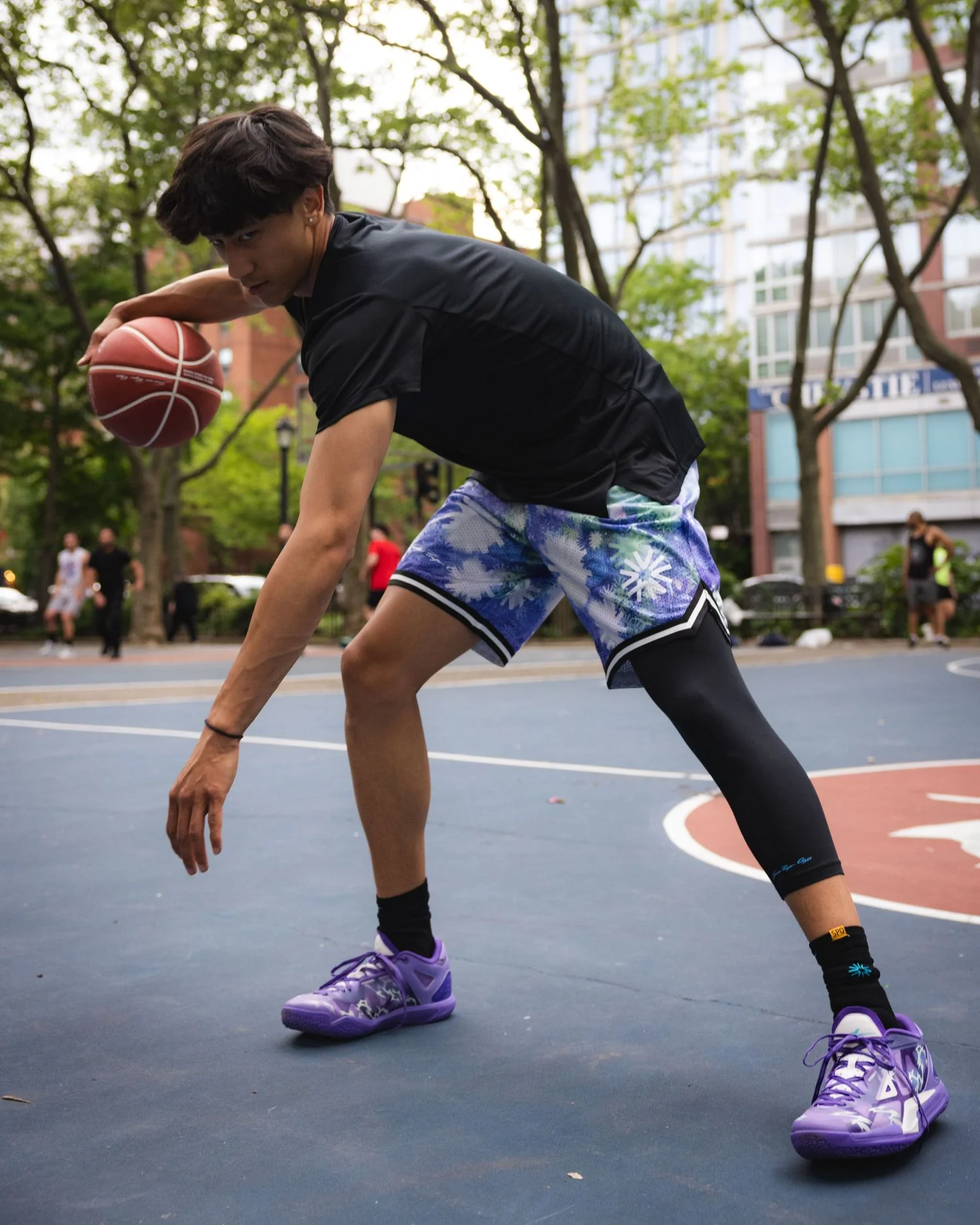 SPO XAIVIAN DryLite Mesh Shorts Tulip & Water Lily - Image 13