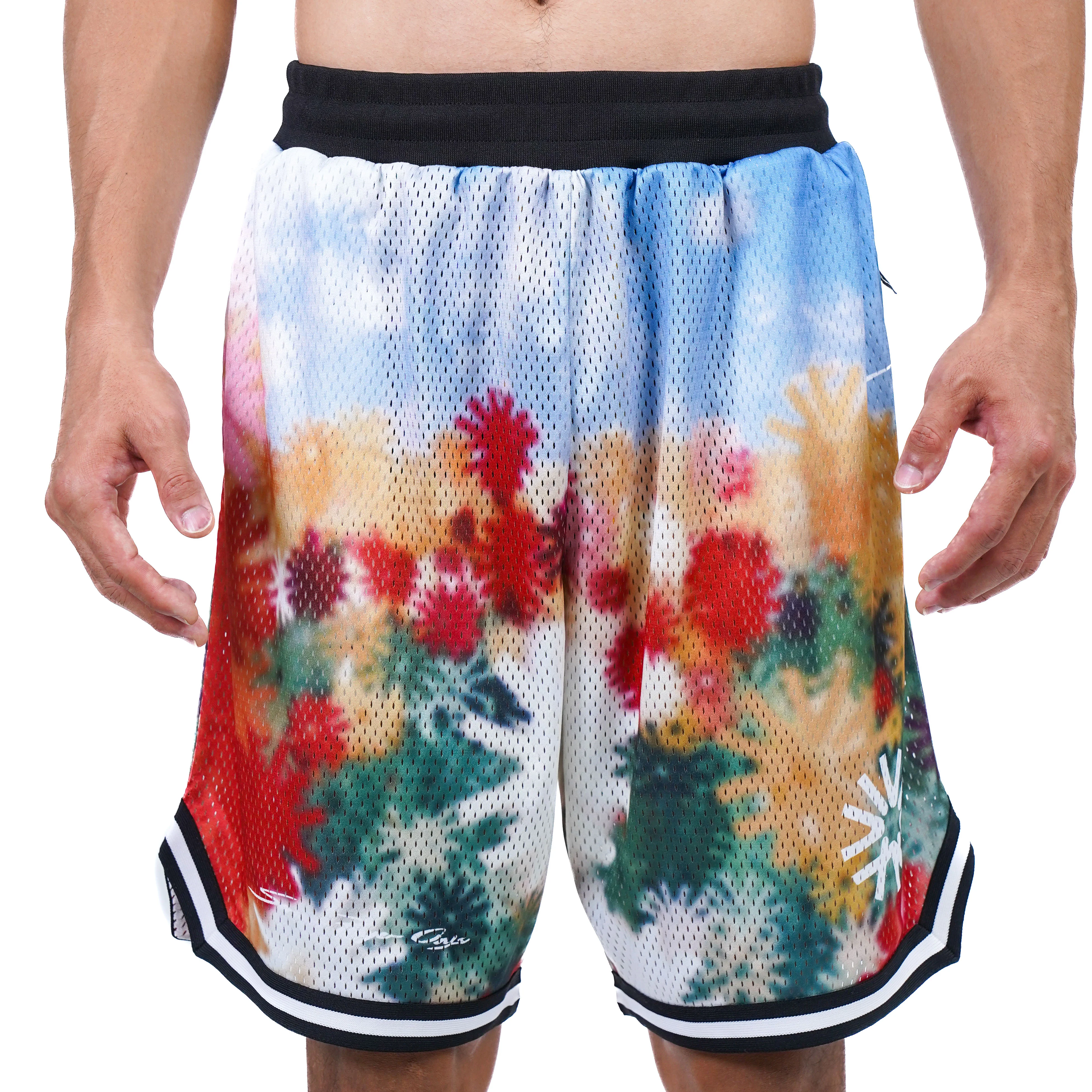 SPO XAIVIAN DryLite Mesh Shorts Tulip & Water Lily - Image 3