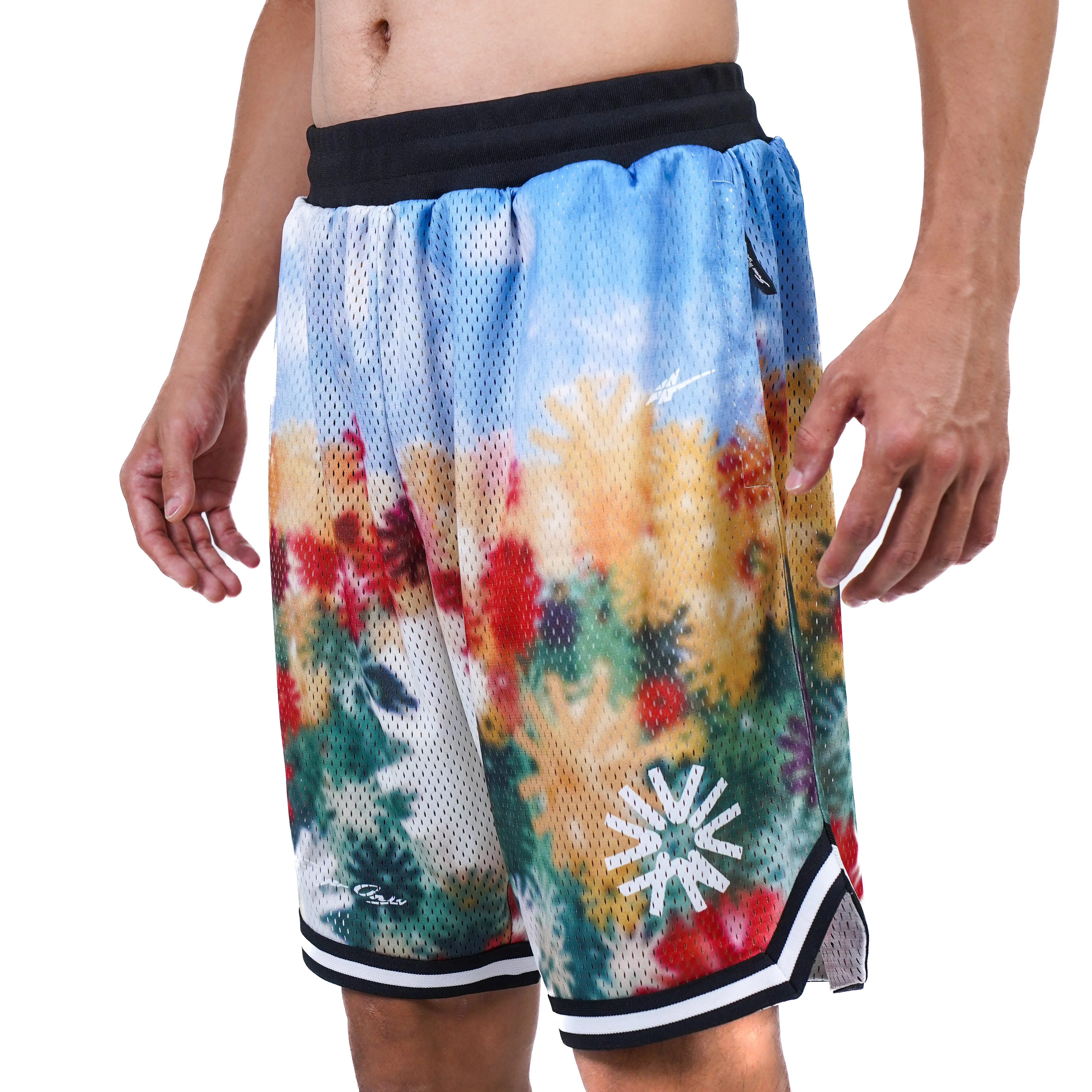 SPO XAIVIAN DryLite Mesh Shorts Tulip & Water Lily - Image 4