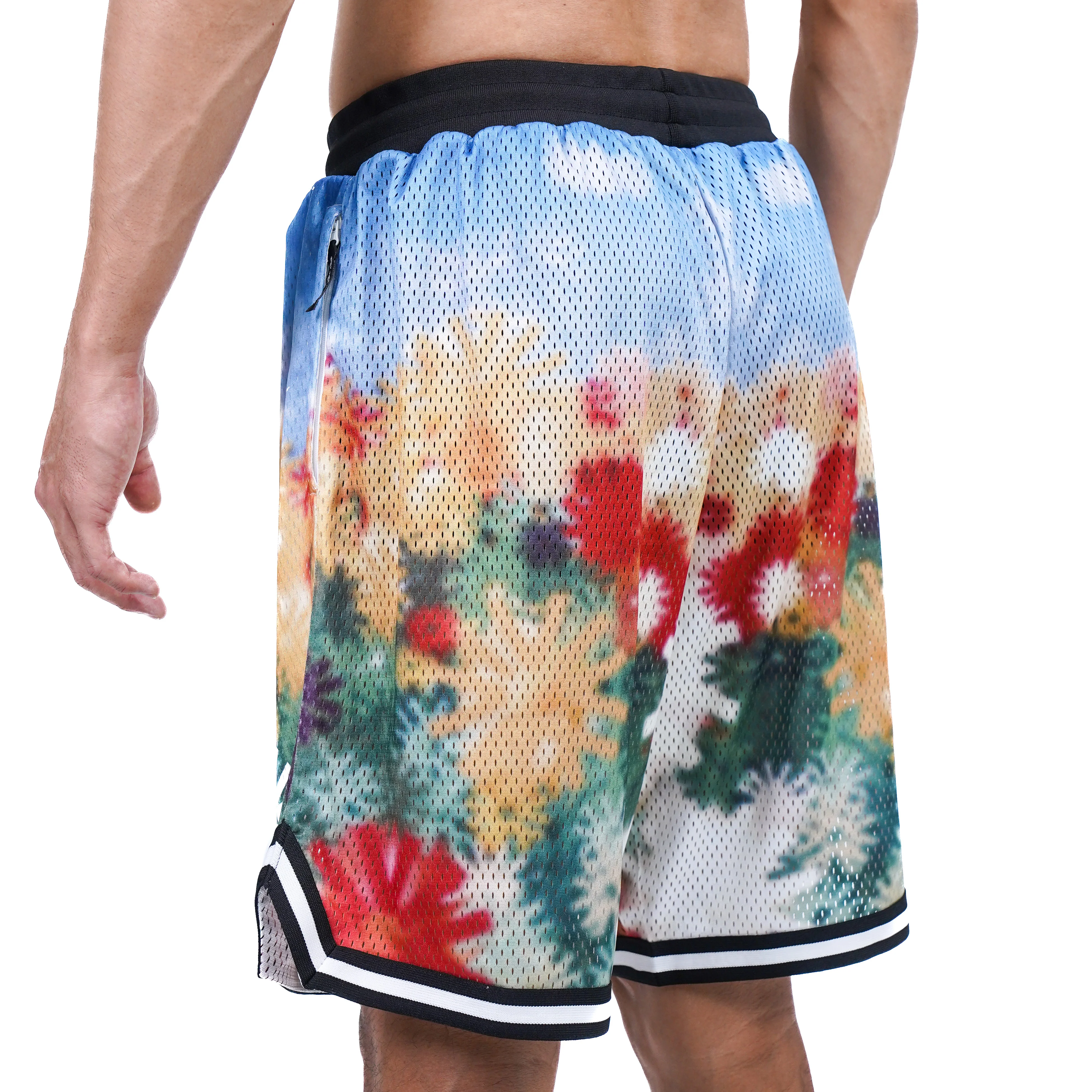 SPO XAIVIAN DryLite Mesh Shorts Tulip & Water Lily - Image 6